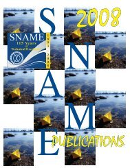 Publication Catalog - SNAME.org - Society of Naval Architects and ...