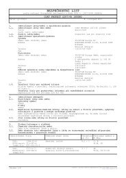 Bezpecnostni list - FUJIFILM Česká republika