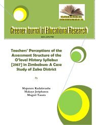 Reprint (PDF) - Greener Journals