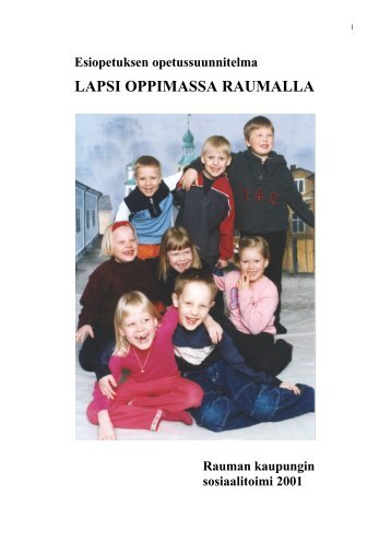 Esiopetuksen opetussuunnitelma - Rauma