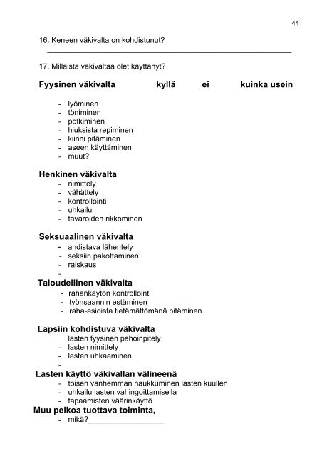 Perhe- ja lÃ¤hisuhdevÃ¤kivallan toimenpideohjelma 2008 - Rauma