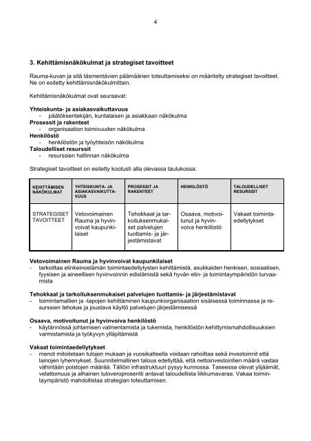 Tutustu kaupungin uuteen pÃ¤Ã¤strategiaan - Rauma