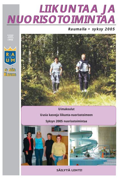Liikuntalehti taitto Â¥ 23906 - Rauma