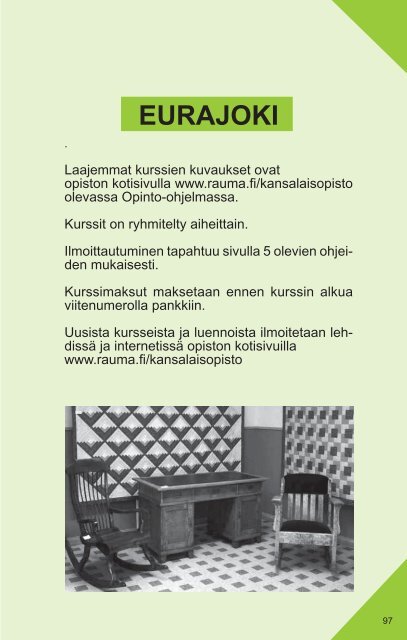 Lukuvuoden 2012-2013 opinto-ohjelma - Rauman kaupunki