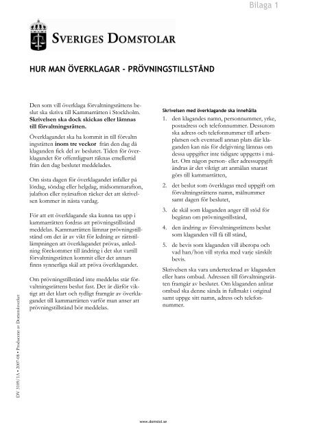 Pdf-dokument: Förvaltningsrättens dom - Svt