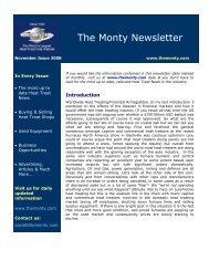 November - The Monty Heat Treat News