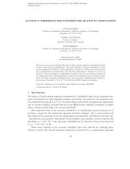 Accuracy threshold for postselected quantum computation