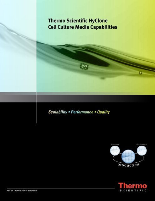 Thermo Scientific HyClone Cell Culture Media ... - Thermo Fisher