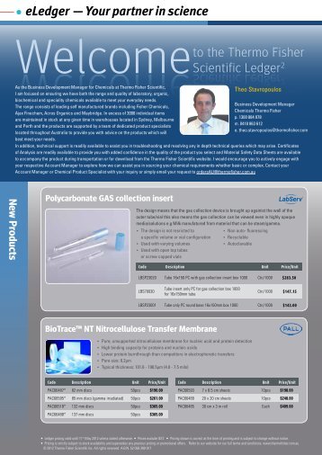 New Products - Thermo Fisher