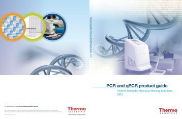 PCR and qPCR product guide - Thermo Fisher