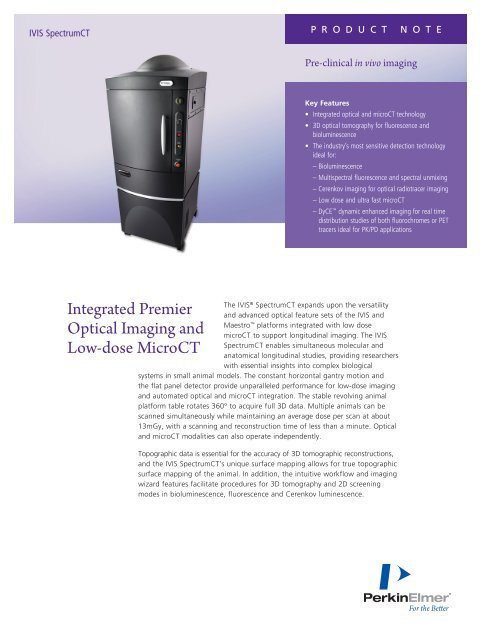 IVIS® Spectrum In Vivo Imaging System