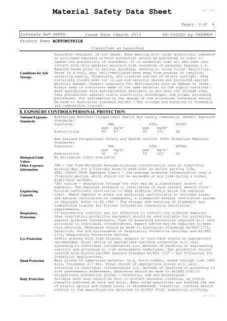View MSDS - Thermo Fisher