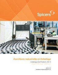 Fournitures industrielles & Emballage - Spicers Canada