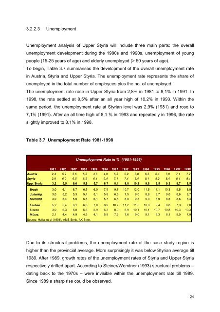 Institutional Change in Old Industrial Areas – Lessons for ... - UMAR