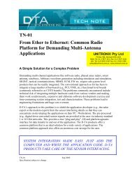 D-TA Radio Platform for Multi-Antenna Applications - Unitronix