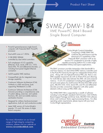 SVME/DMV-184 - Unitronix