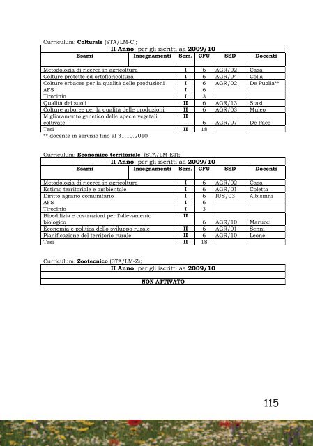 GUIDA DELLO STUDENTE - UniversitÃ  degli Studi della Tuscia