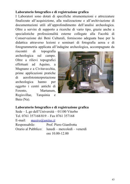 Guida ai Servizi di Ateneo (pdf) - UniversitÃ  degli Studi della Tuscia