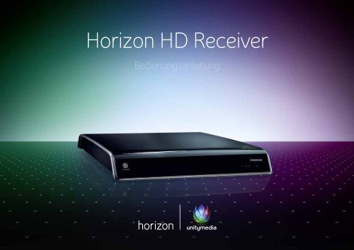 Bedienungsanleitung Horizon HD Receiver (Stand ... - Unitymedia