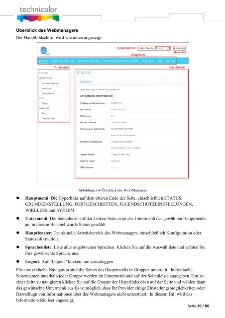 Benutzerhandbuch TC7200 (PDF) - Unitymedia