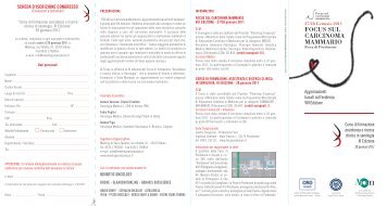 Carcinoma mammario 2011 bozza_12.pdf - UniversitÃ  degli studi di ...