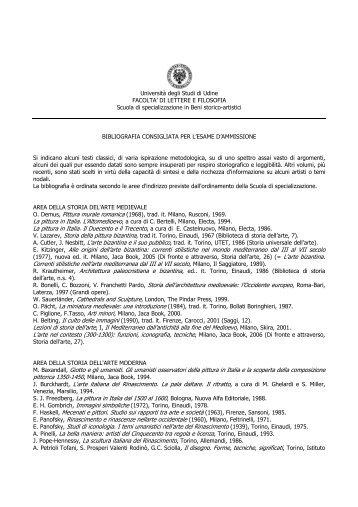 biblio SSSA.pdf - UniversitÃ  degli studi di Udine