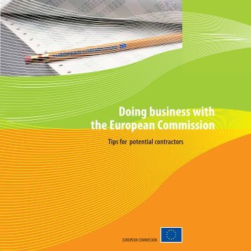 Doing business with the European Commission (Tips for potential ...