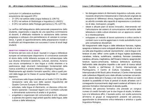 Guida ai corsi a.a. 2010/11 - UniversitÃ  degli studi di Udine