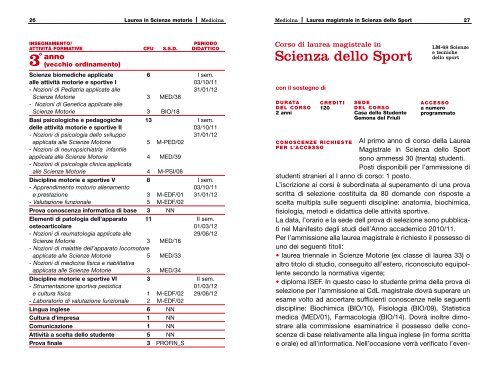 Medicina - UniversitÃ  degli studi di Udine