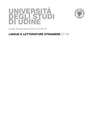 â¢â¢imp guida lingue 07-08 - UniversitÃ  degli studi di Udine