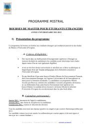 Une note descriptive du programme Mistral (*.pdf)