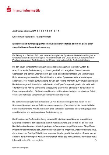 PDF 32 31 kb - Finanz Informatik