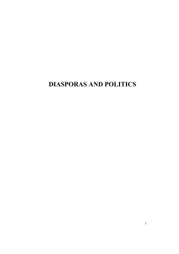 DIASPORAS AND POLITICS - Multiple Choices