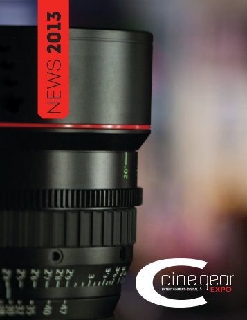 NEWS 2013 - Cine Gear Expo