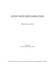 Inter Partes Reexamination - Intellectual Property Owners Association