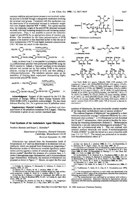 J. Am. Chem. Soc. 1990, 112, 9657 - Broad Institute
