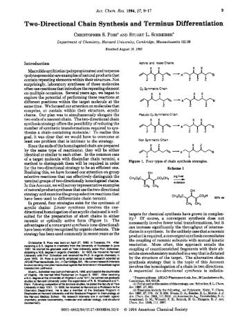 Acc. Chem. Res. 1994,27, 9 - American Chemical Society Publications