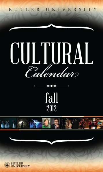 Cultural Calendar - Butler University