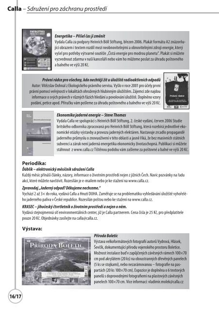 ke staÅ¾enÃ­ (pdf, 481 kB) - Calla