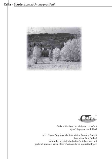 ke staÅ¾enÃ­ (pdf, 481 kB) - Calla