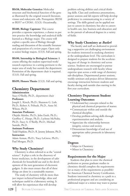 2 0 1 3 bulletin - Butler University