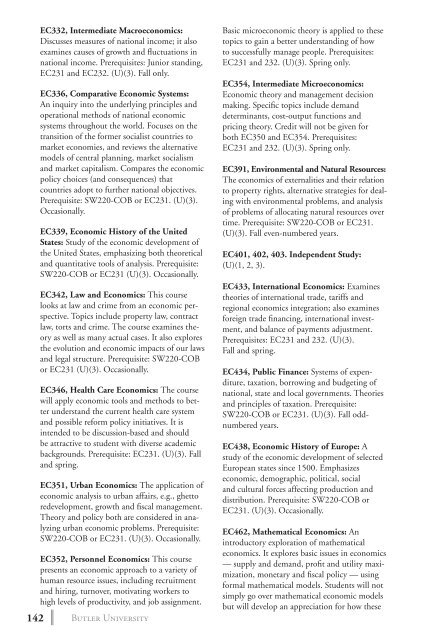 2 0 1 3 bulletin - Butler University