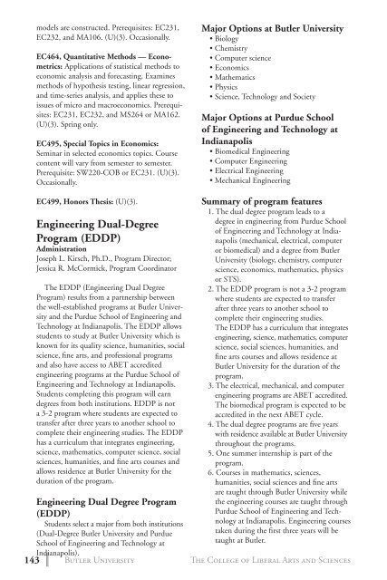 2 0 1 3 bulletin - Butler University