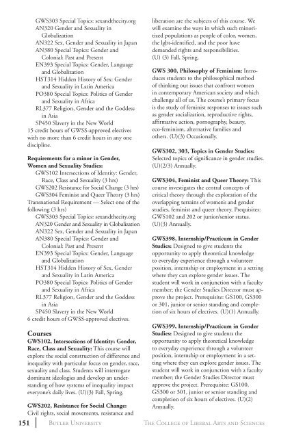 2 0 1 3 bulletin - Butler University