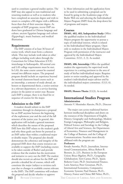 2 0 1 3 bulletin - Butler University