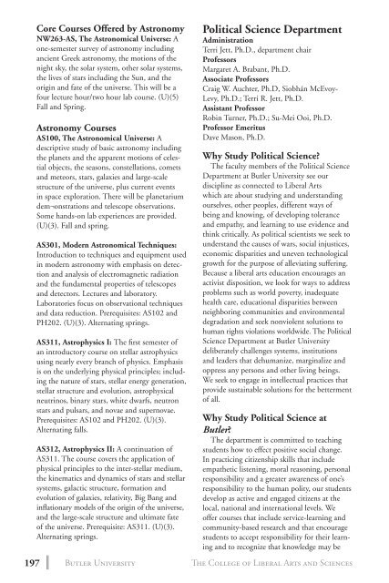 2 0 1 3 bulletin - Butler University