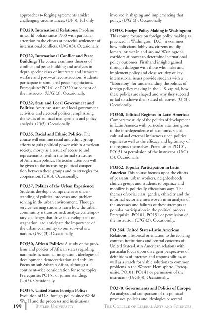 2 0 1 3 bulletin - Butler University