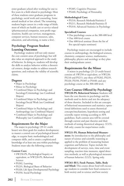 2 0 1 3 bulletin - Butler University