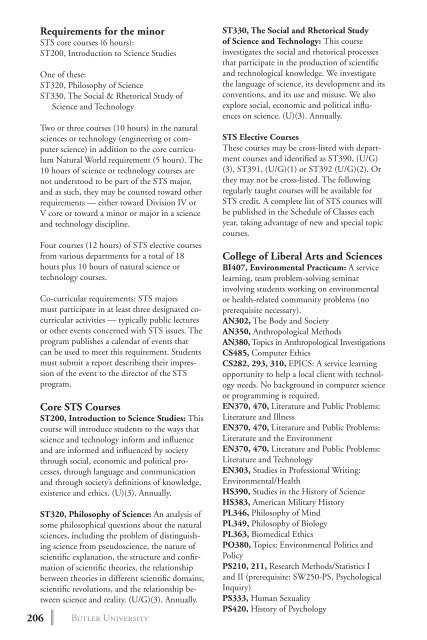 2 0 1 3 bulletin - Butler University