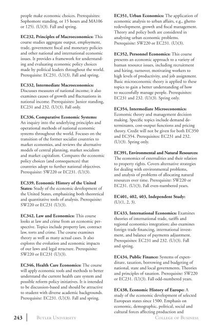 2 0 1 3 bulletin - Butler University